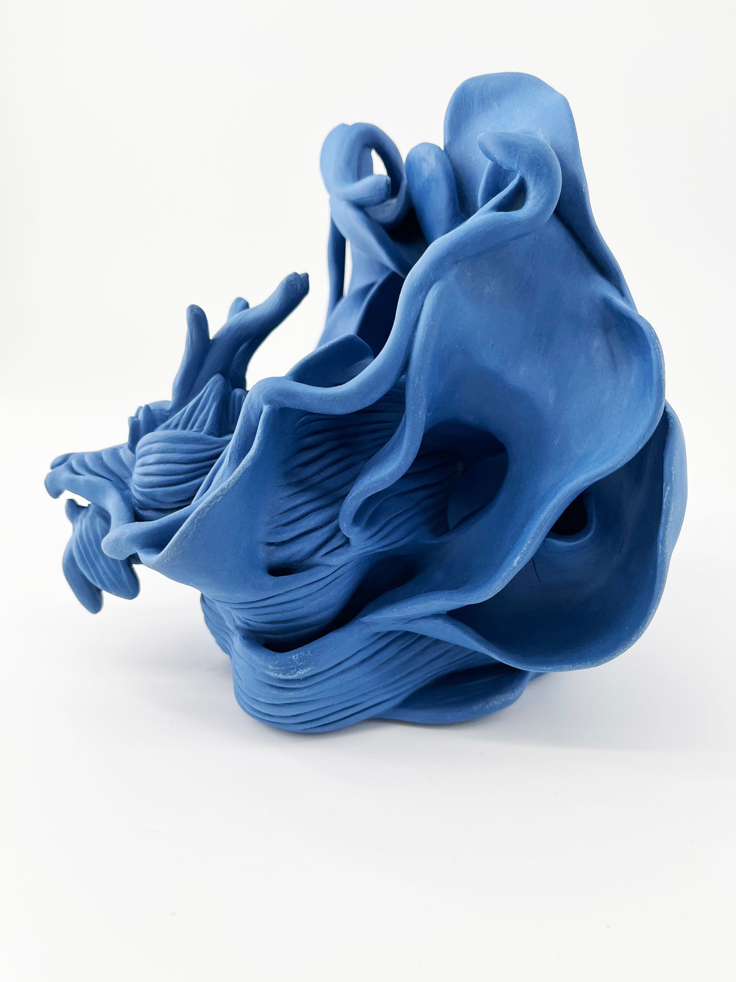 Cheongryong, le dragon bleu- Pièce unique- Sarang Porcelaine