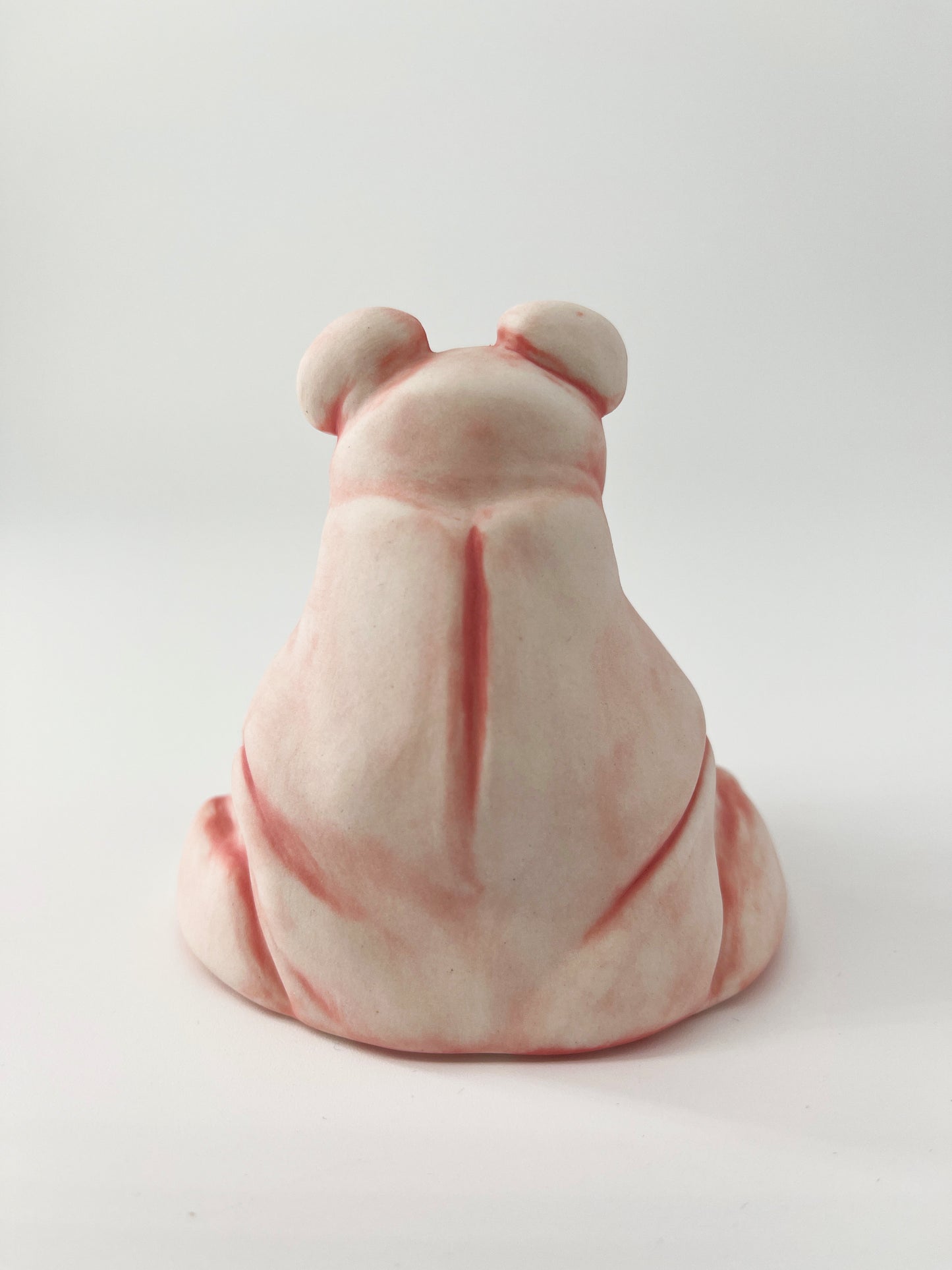 Serenity frog Haru - Sculpture grenouille zen en porcelaine