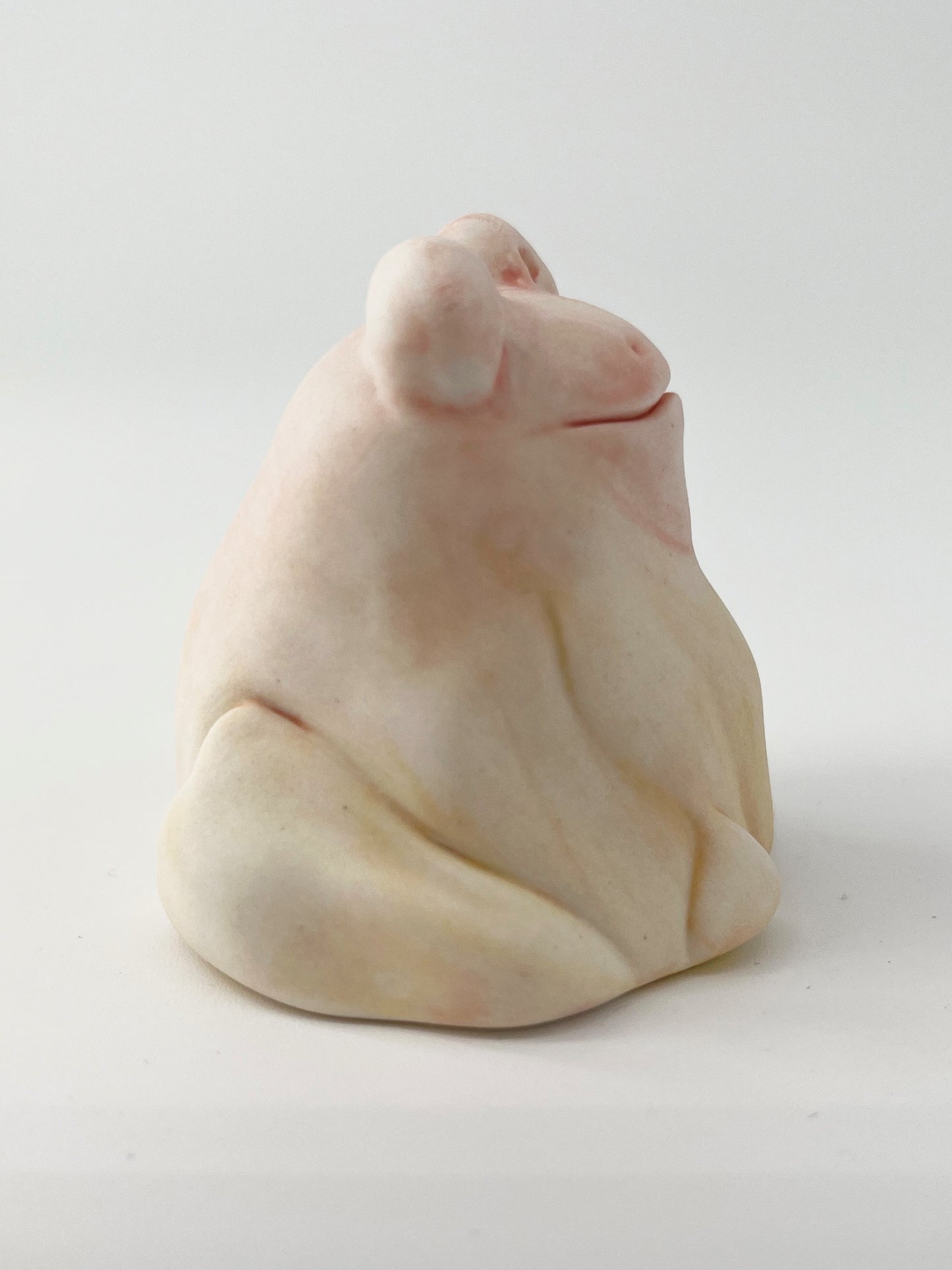 Serenity Frog Haneul - Sculpture Grenouille zen en porcelaine
