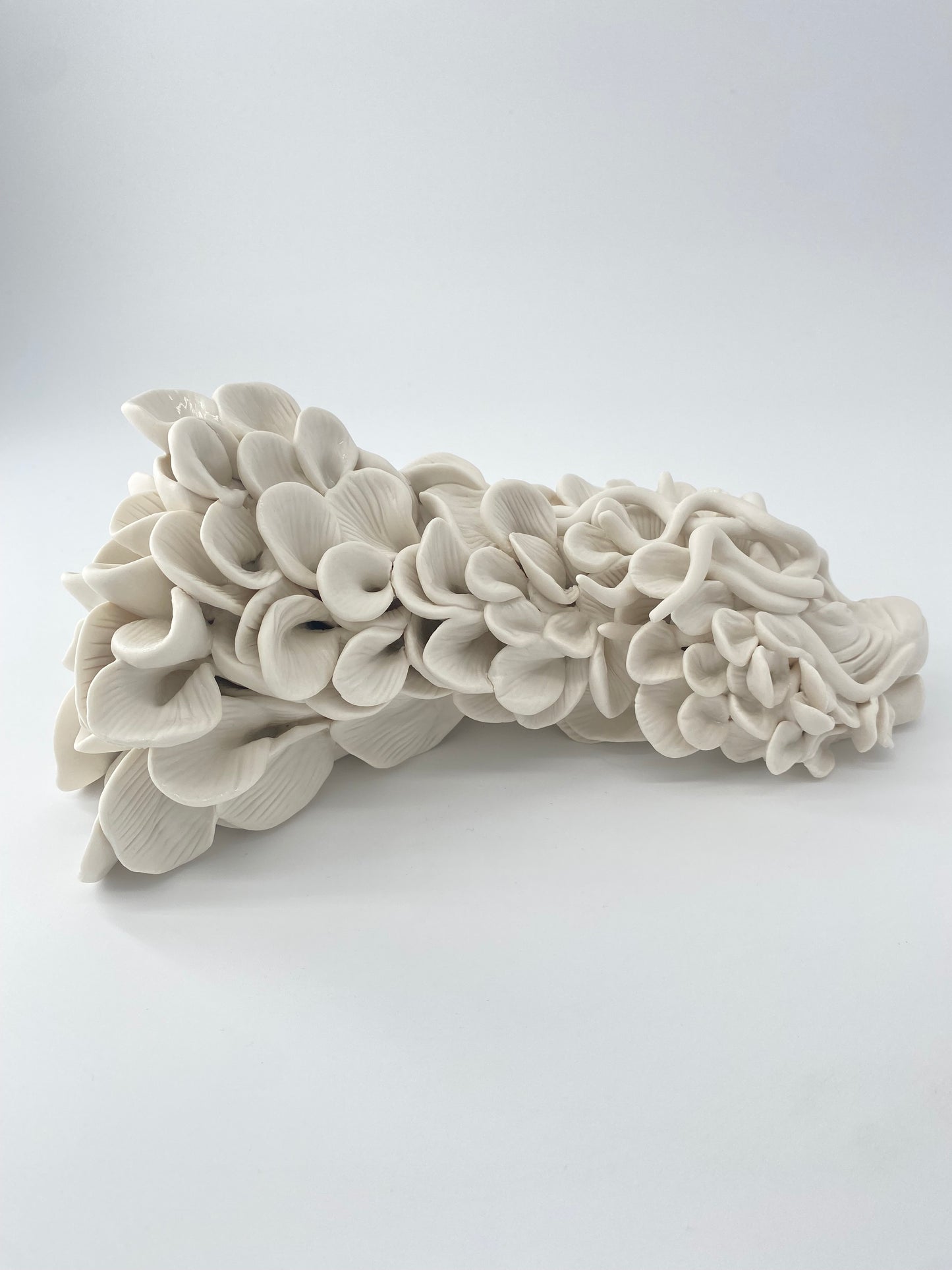 Dragon Nâga Fragment- Pièce unique en porcelaine blanche - Sarang Porcelaine