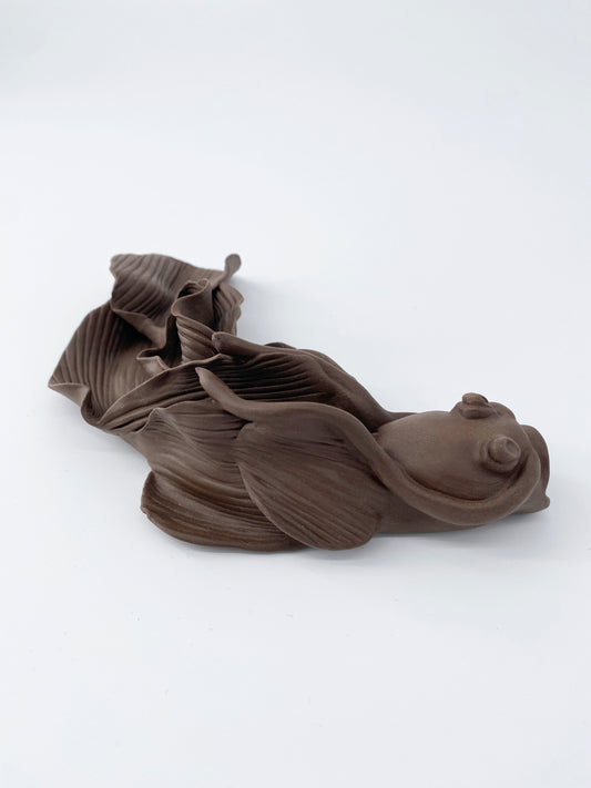Carpe Chocolat- Pièce unique en porcelaine - Sarang Porcelaine